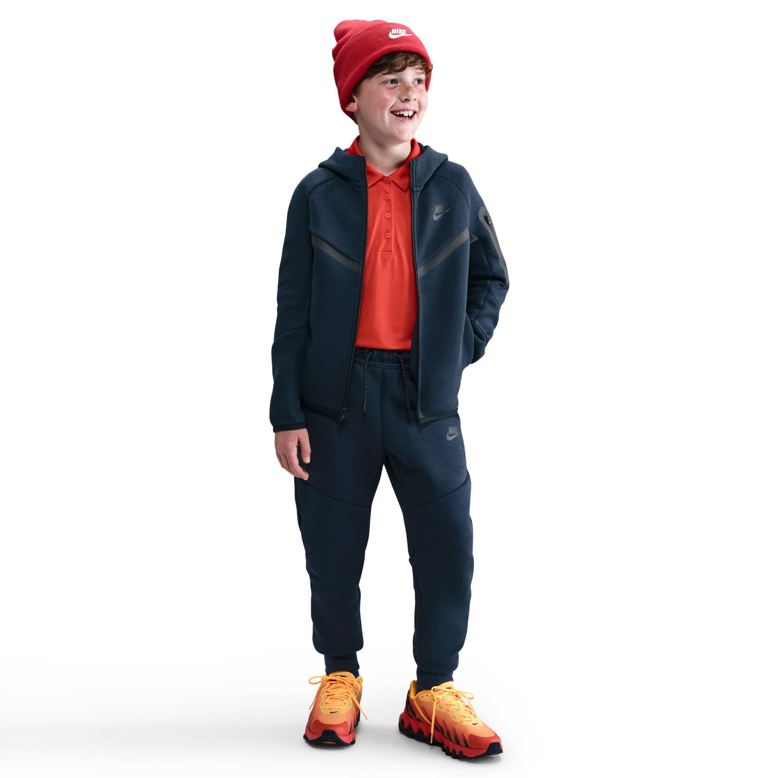 NIKE Nike Sportswear Tech Fleece Kapuzenjacke Für Ältere Kinder Giacca con cappuccio Unisex - Bambini e ragazzi
