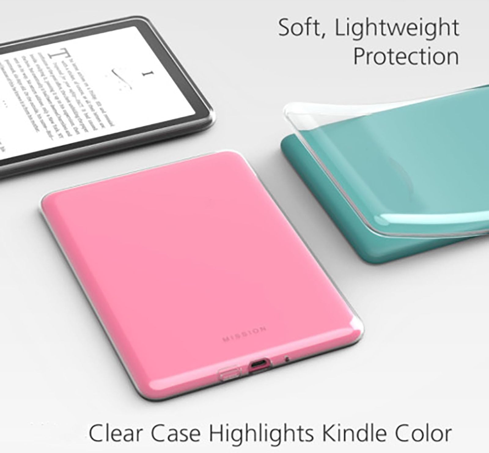 Custodia Trasparente Antiurto Per Kindle | TPU Morbida Per Paperwhite E Oasis 6-7 Pollici