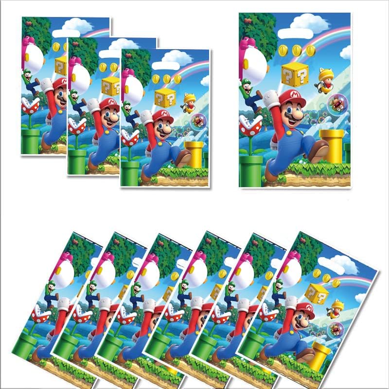 LEOWEST 30pcs childrens Birthday Party Gift Bags Candy Bags Goody Bags,childrens Birthday Party Supplies Decorations (Bags3)