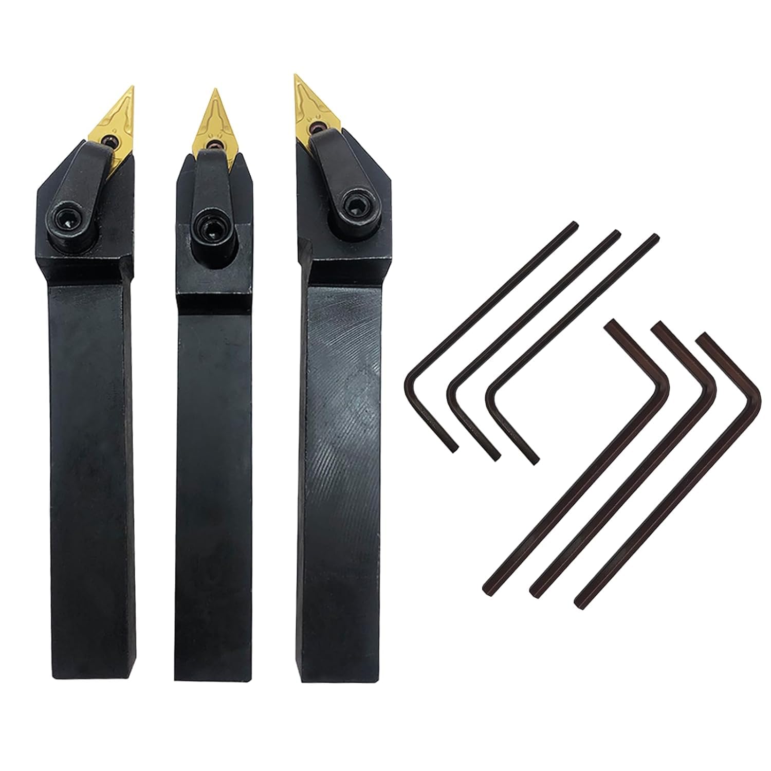 GBJ 3PCS 5/8" MVJNR MVJNL MVVNN holder with Carbide Turning Inserts VNMG331 CNC Lathe Turning Tools for machining Steel parts/stainless steel — Amazon image 7