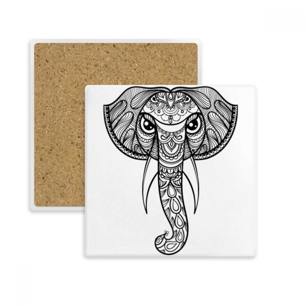 Coaster ami Éléphant en pierre pour sublimer vos pauses café et apéritifs entre amis