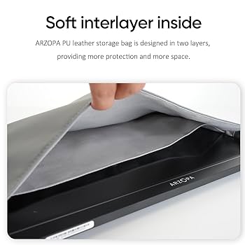 Arzopa Z1RC モバイルモニター 16インチ・ケース付き Arzopa Z1RC レビュー】広く使える2.5K！USB-Cケーブルで出力
