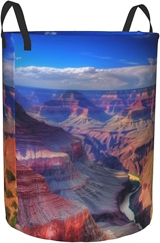 Miniatura 2 de Beauty Grand Canyon print Circular Hamper Waterproof Storage Bin Organizer Basket Laundry Hamper With Handles For Clothes Toys Medium