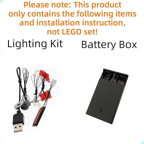 Miniatura 3 de GEAMENT Kit de luces LED compatible con Lego Jeep Wrangler - Juego de iluminación para modelo de construcción Technic 42122 (juego de modelos no