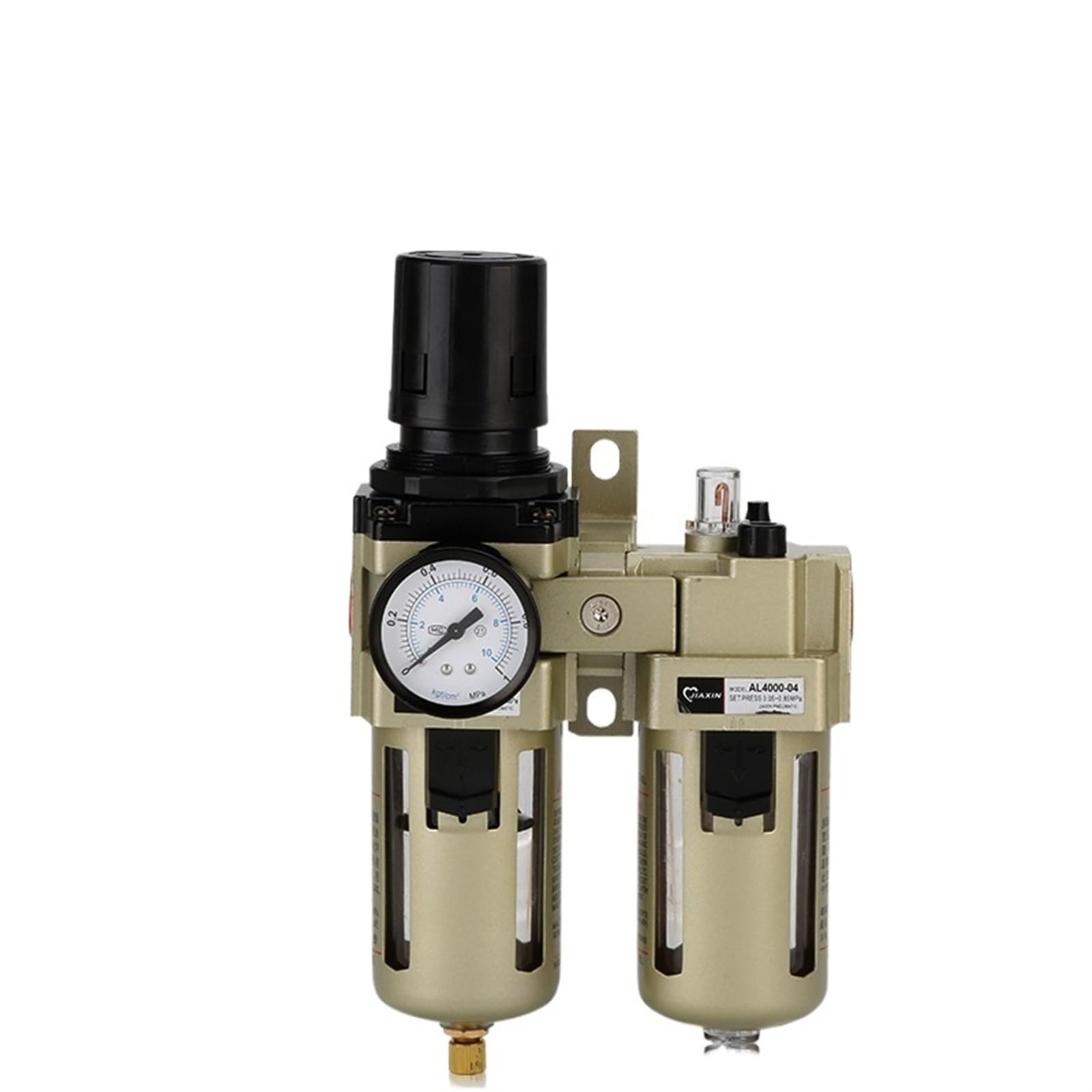 HDPHCRIUN AC4010-04 air Source Processor Two-Piece Oil-Water Separator Pressure reducing Valve regulating Filter