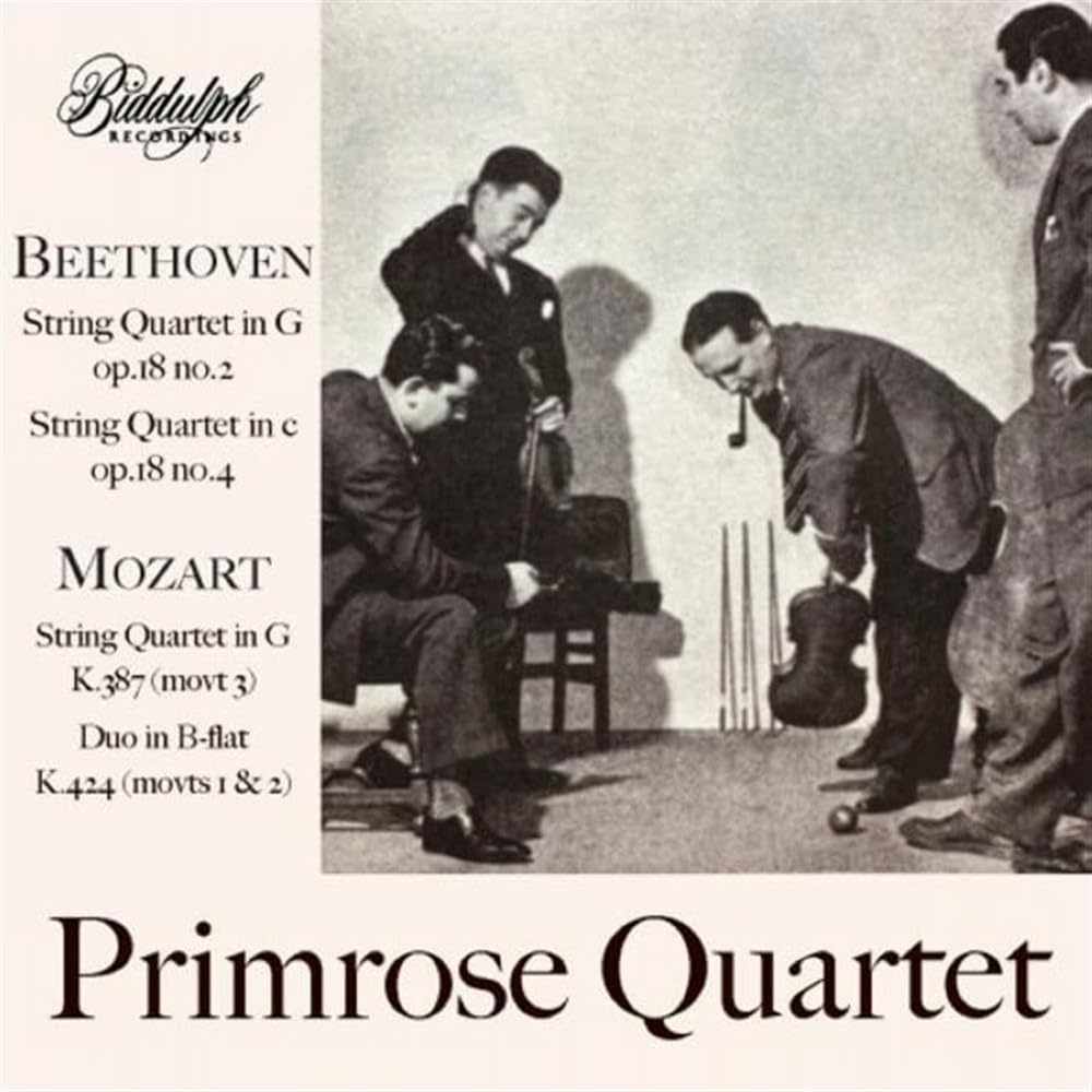 Primrose Quartet play Beethoven & Mozart