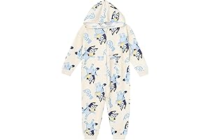 Bluey Girls Fleece Zip Up Coverall: Cozy Comfort and Fashionable Fun