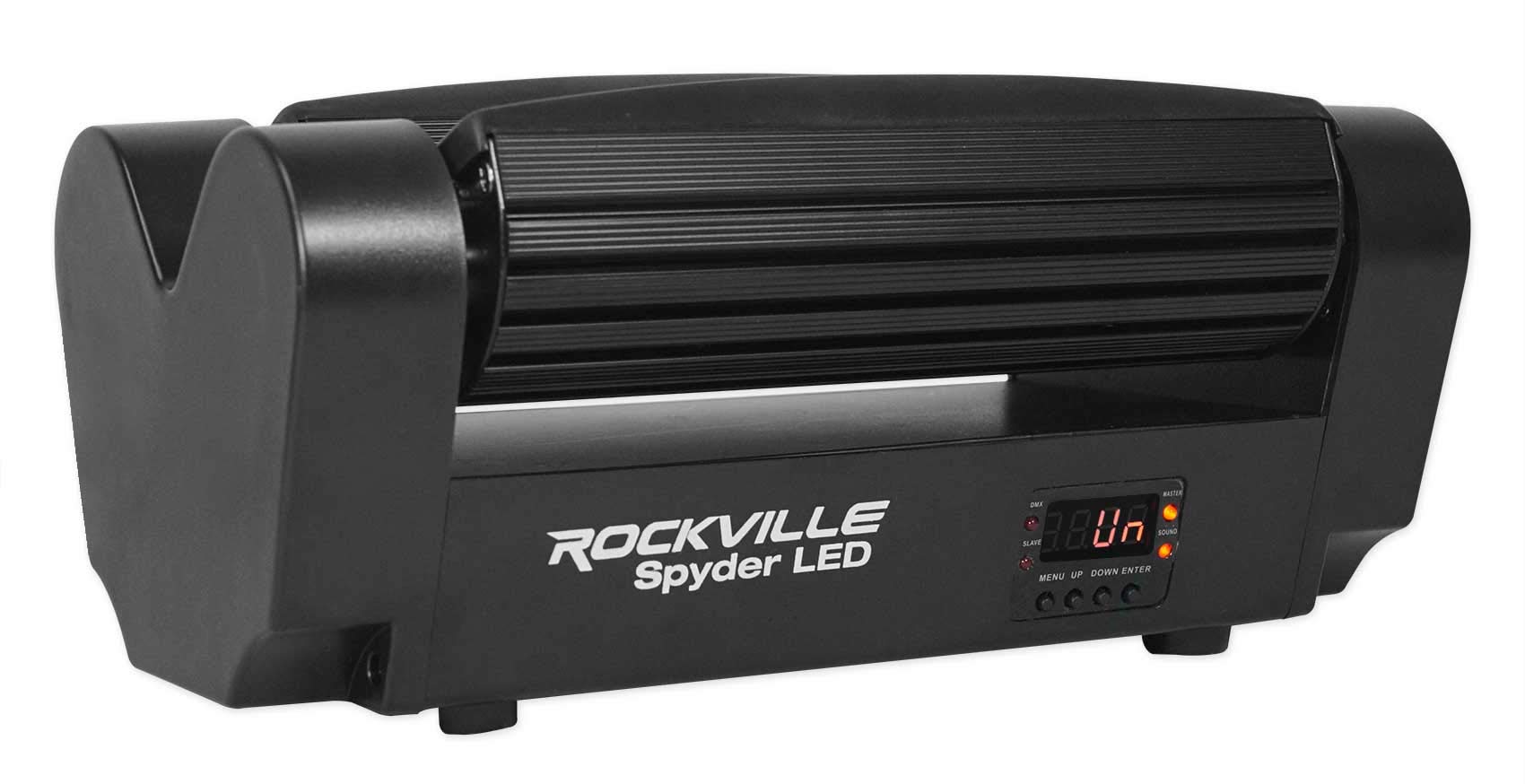 【Roma Park】LEDマシン Amazon.com: Rockville Spyder LED (8) Beam Moving Head Motorized