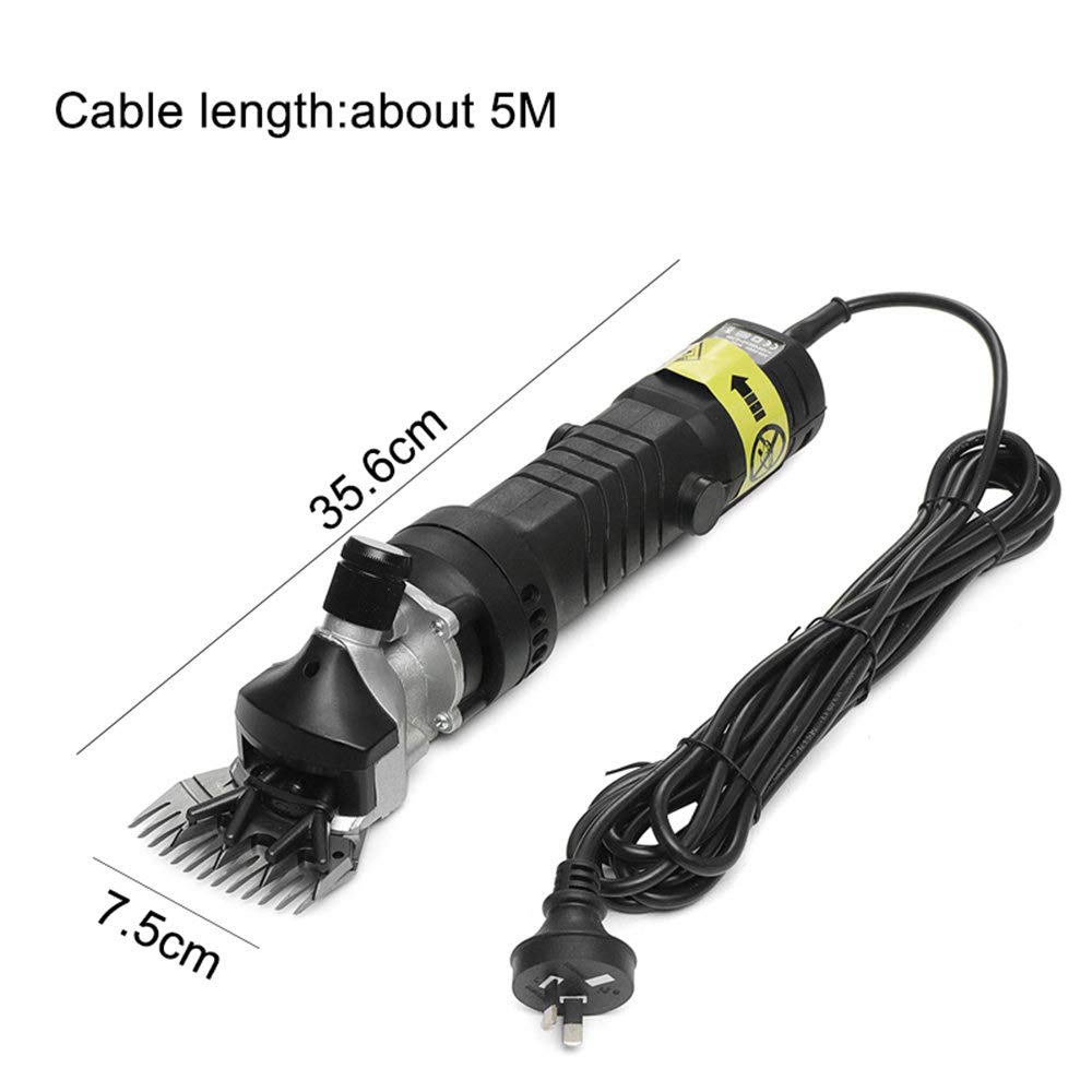 Esquiladora eléctrica de ovejas de 650W, esquiladora eléctrica Profesional de 6 Modos para Trabajo Pesado para el Cuidado del Cabello de ovejas y Cabras