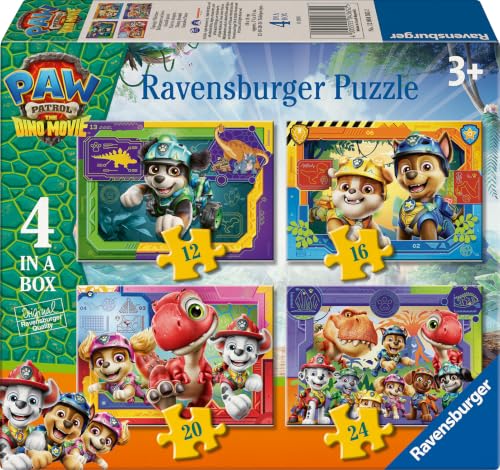 Ravensburger Children Puzzles Paw Patrol 3 Dino Movie - Ages 3+