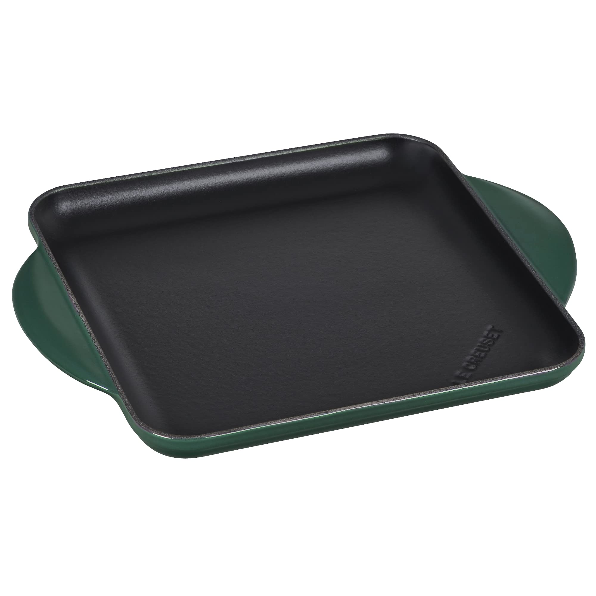 Le Creuset Enamaled Cast Iron Square Griddle, 9.5", Artichaut