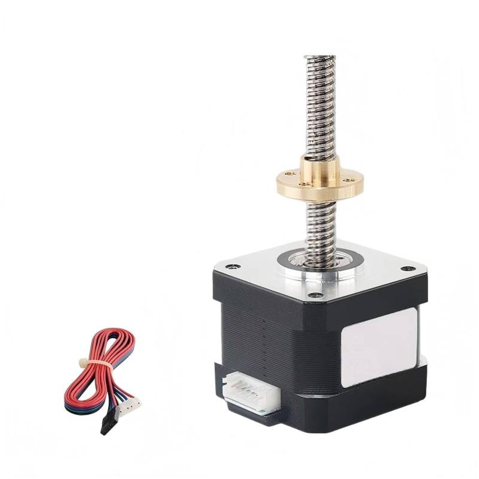 Motor paso a Nema17 T8 plomo 2/4/8/12/14MM tornillo 300MM longitud 1,8 grados .3A 28N.CM for Monitor de impresora 3D motor(Height 34 mm 12 Screw Lead)