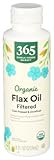 365 Everyday Value, Organic Filtered Flax Oil, 8 fl oz
