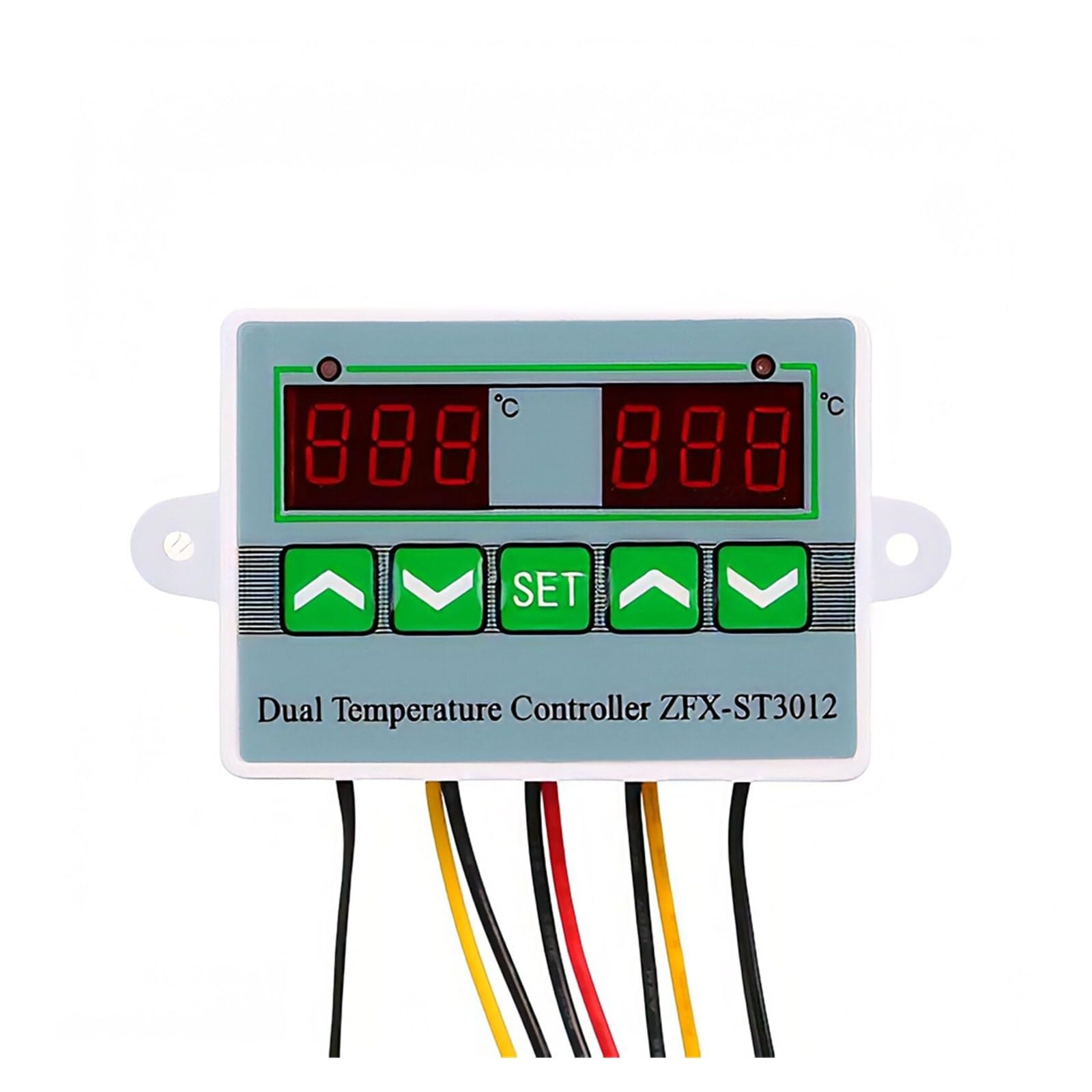 Termostato Intelligente, ZFX-ST3012 Doppio regolatore di Temperatura, termostato Digitale, microcomputer di Controllo dell'incubatore Doppia sonda DC 12V 24V / AC(24V)