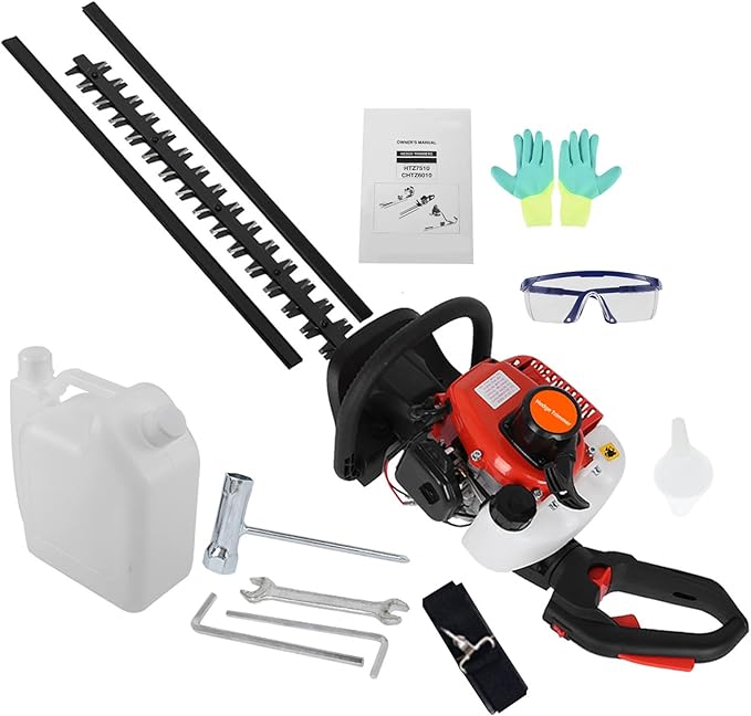 Hedge Trimmer, 24 Inch Fuelefficient Low Voice Ego