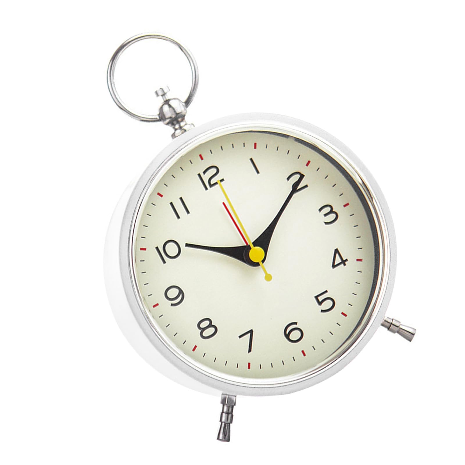 YROHGKPN Desk Clock Classical Loud Alarm with Snooze and Night Light for Hard of Hearing Metal Kids Bedroom