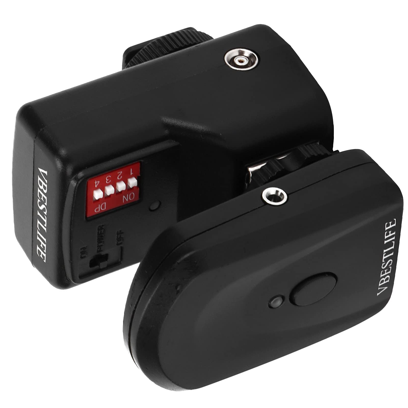 Ensemble de Déclencheur de Studio Flash Radio sans Fil 16 Canaux, Le Déclencheur de Flash Studio sans Fil Comprend émetteur, Récepteur et Une Ligne de Synchronisation