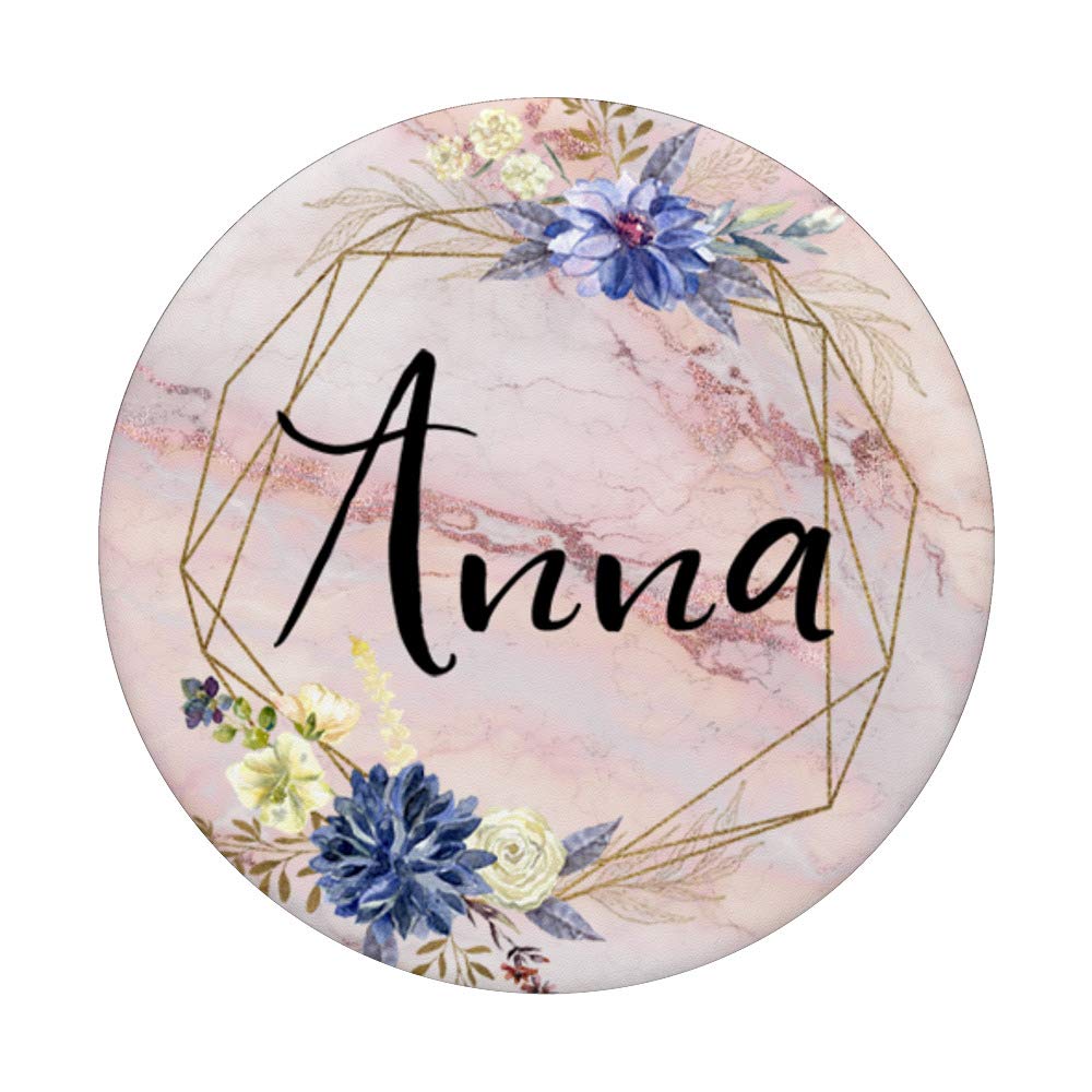 Amazon.com: Anna Name on Flowers Rose Pink Pattern - Anna