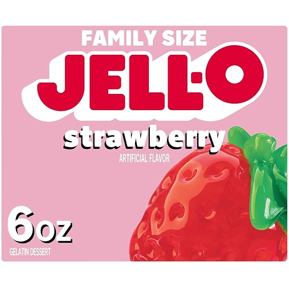 Jell-O Variety Pack Orange Cherry Lime Strawberry Raspberry 6 oz ( 5-Pack )