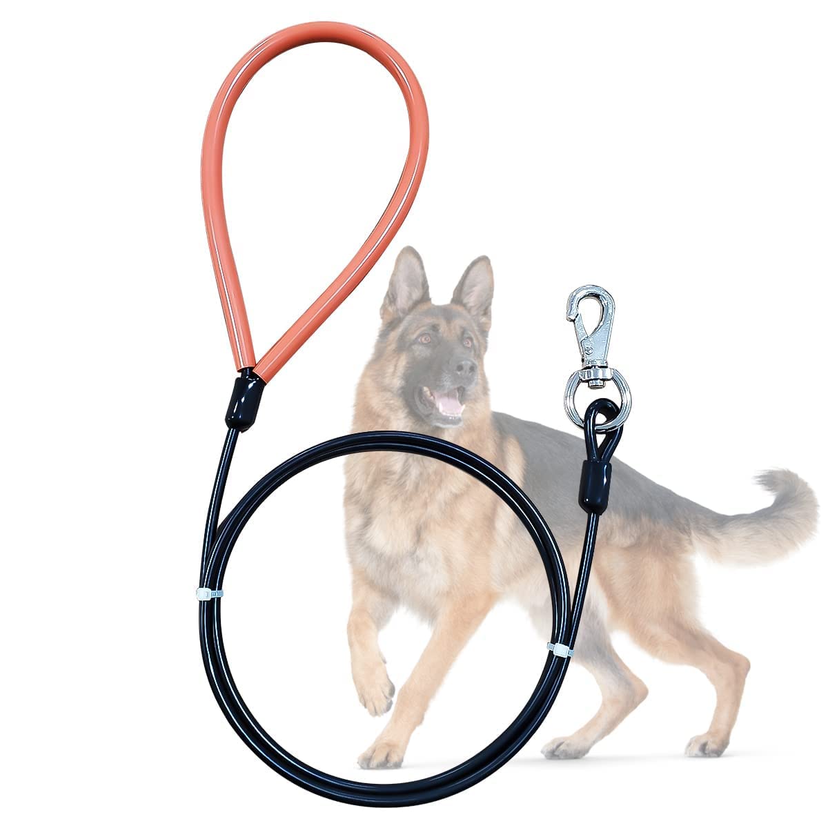 Mi Metty Hundeleine 6ft/1.83m Trainingsleine für Hunde Bissfeste Hundeleine große Hunde Retrieverleine mit Bequemen Gepolsterten Griff