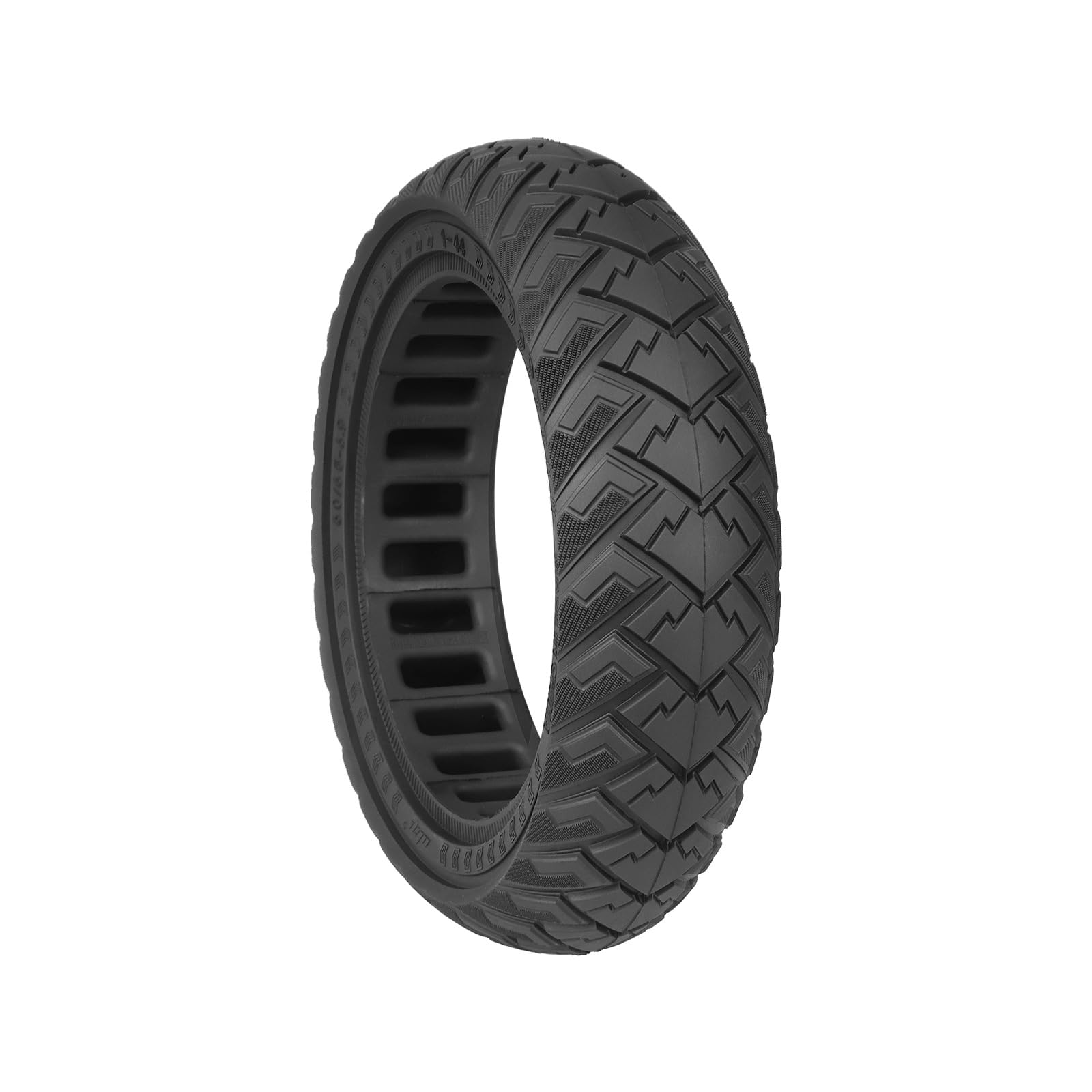 TREFAN Gomma Piena 60/65-6,9, 10 Pollici per Scooter Elettrico Ninebot Max G2/G65, Pneumatici Solidi Antiscivolo, Antiforatura, Ruote di Ricambio (Nero, 1)