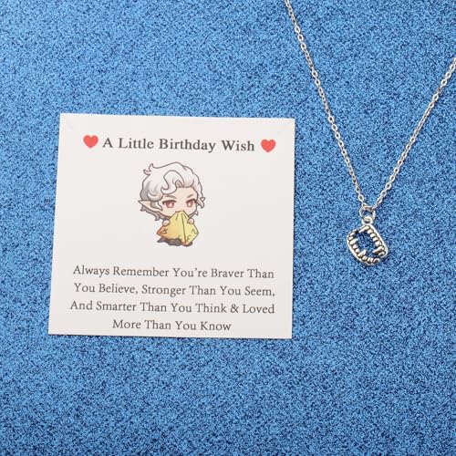 WUSUANED Funny Vampire Cusp Necklace Astarion Lover Game Inspired Jewelry Birthday Wish Gift3