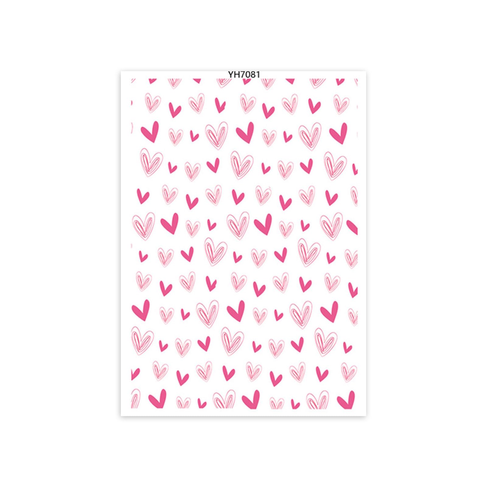 Lerpwige Clay Transfer Paper Pottery Underglaze Heart Paper Water Soluble Transfer Sheets for Clay Earring Jewelry Making Holiday Decoration Sticker