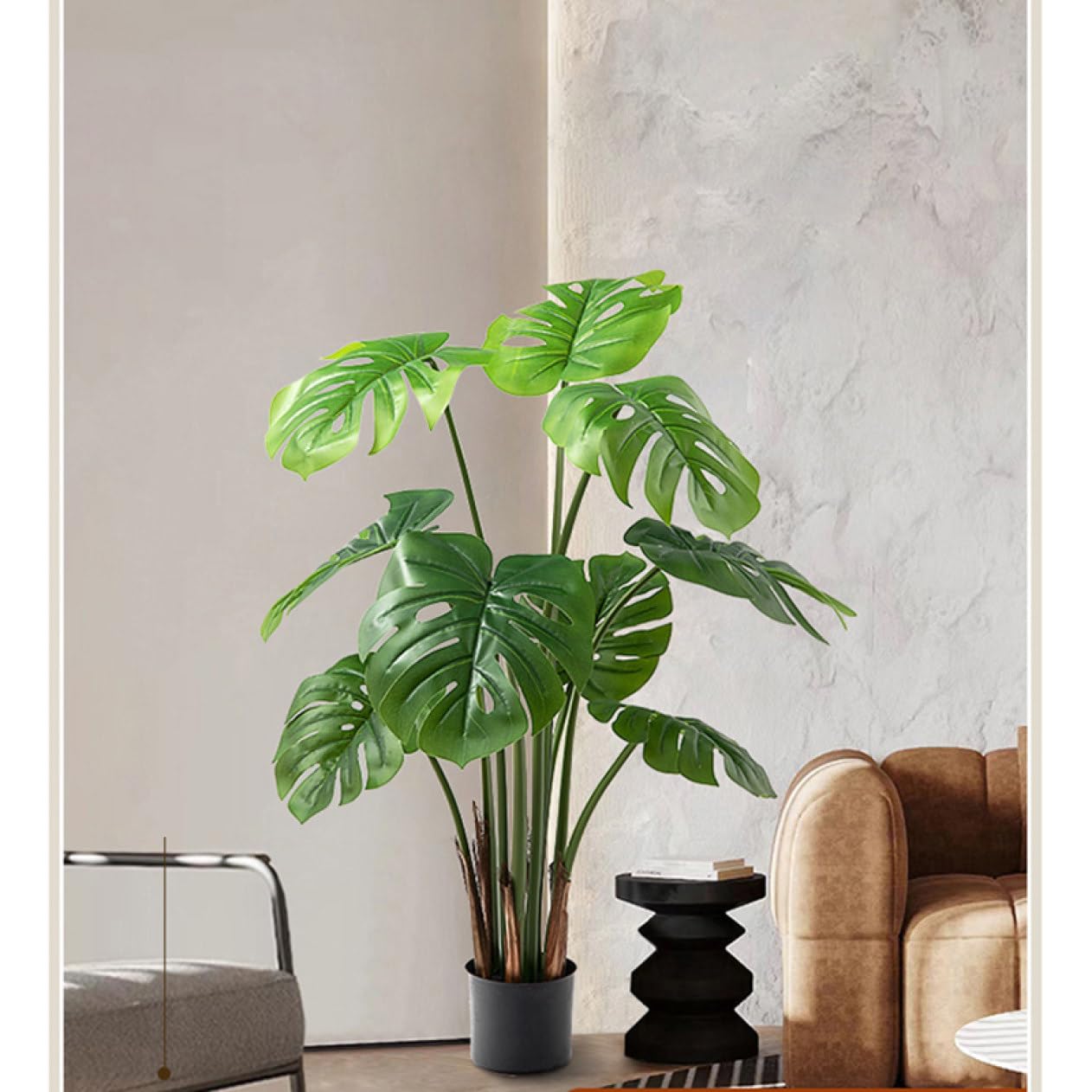 一輪挿しの様なモンステラ 個性的なインテリア 一輪挿しの様なモンステラ 個性的なインテリア フェイク グリーン