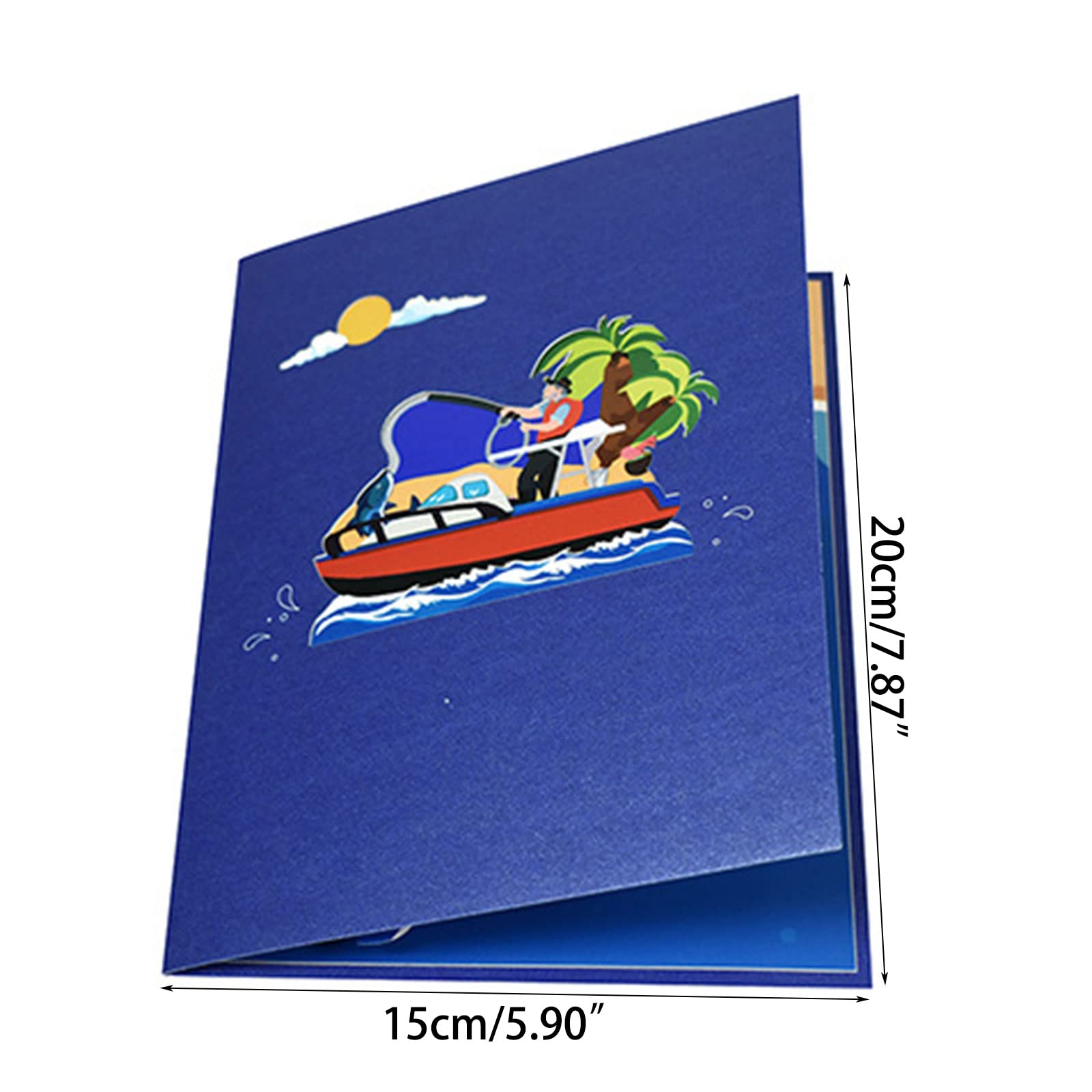 PopLife Bateau de pêche Carte Pop-Up pour Papa! - 3D Joyeux