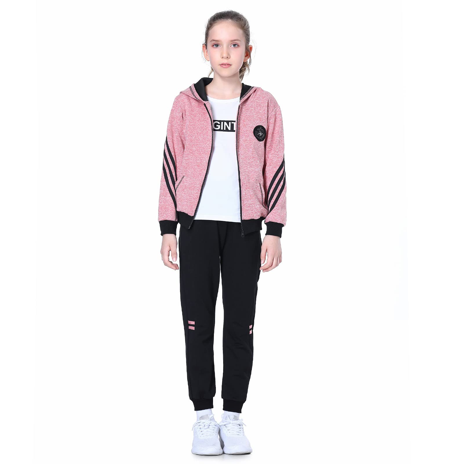 Tuta da jogging per bambini, 2/3 pezzi, per sport e jogging, 3-16 anni