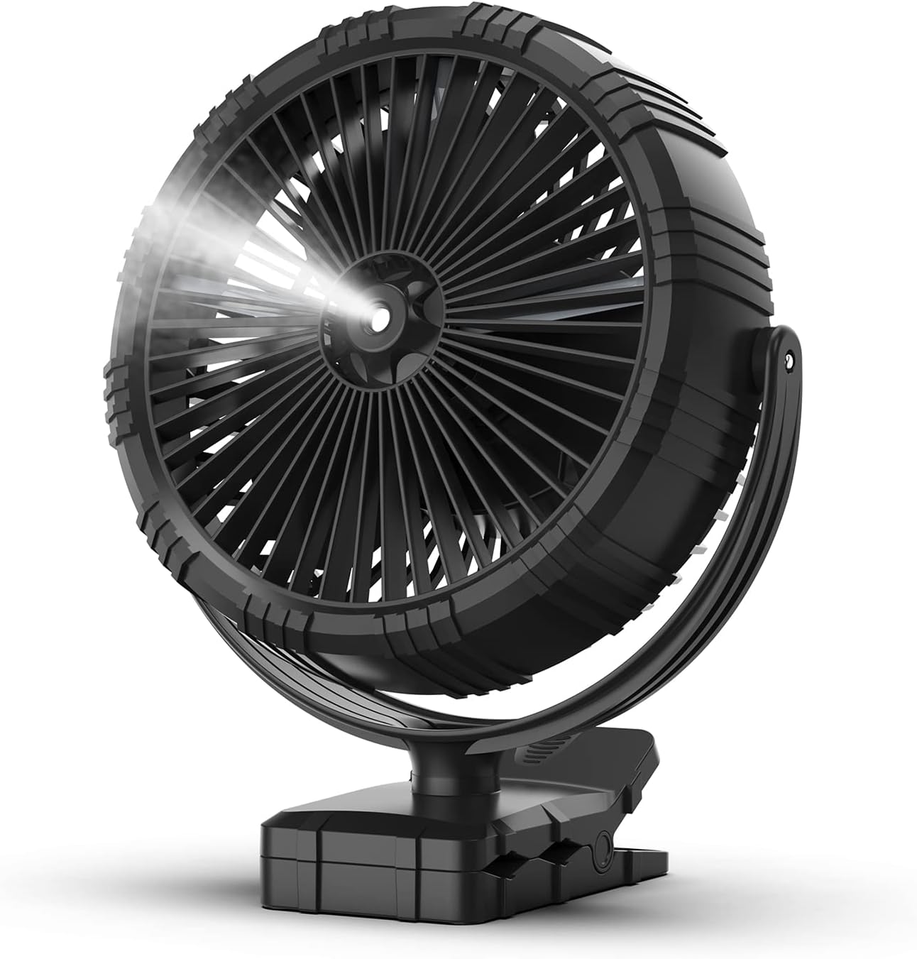 YONHISDAT Misting Fan Rechargeable 10000mAh Battery, 8inch