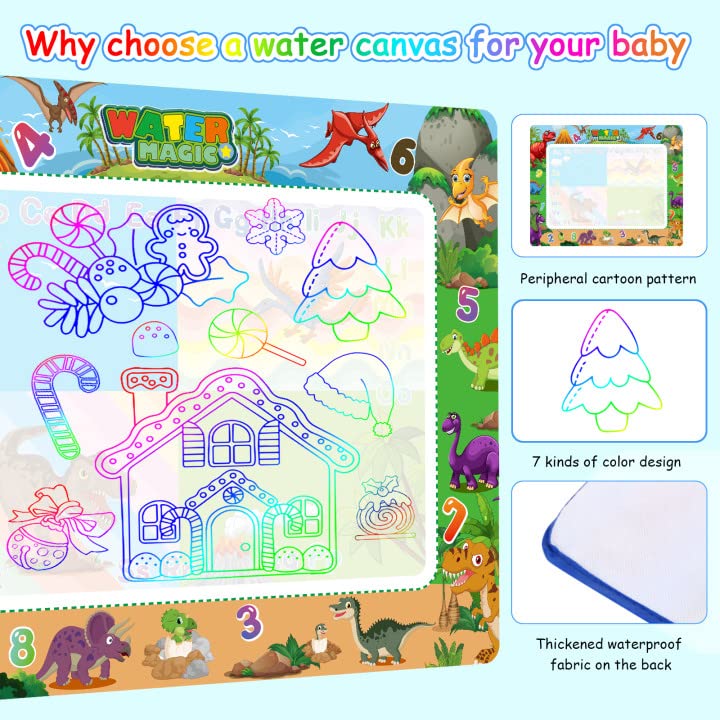 Gxi Aqua Magic Doodle schildermat voor kinderen, groot, 120