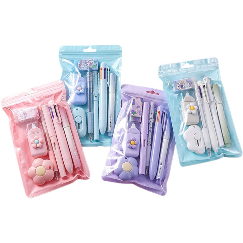 Amazon.co.jp: 子供用文房具セット ジェルペン、蛍光ペン、ボールペン