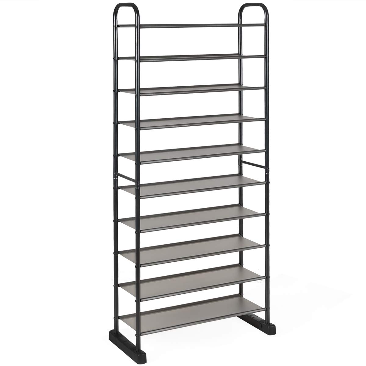 Schoenenkast met 4 Kleppen - Vintage Bruin/Zwart