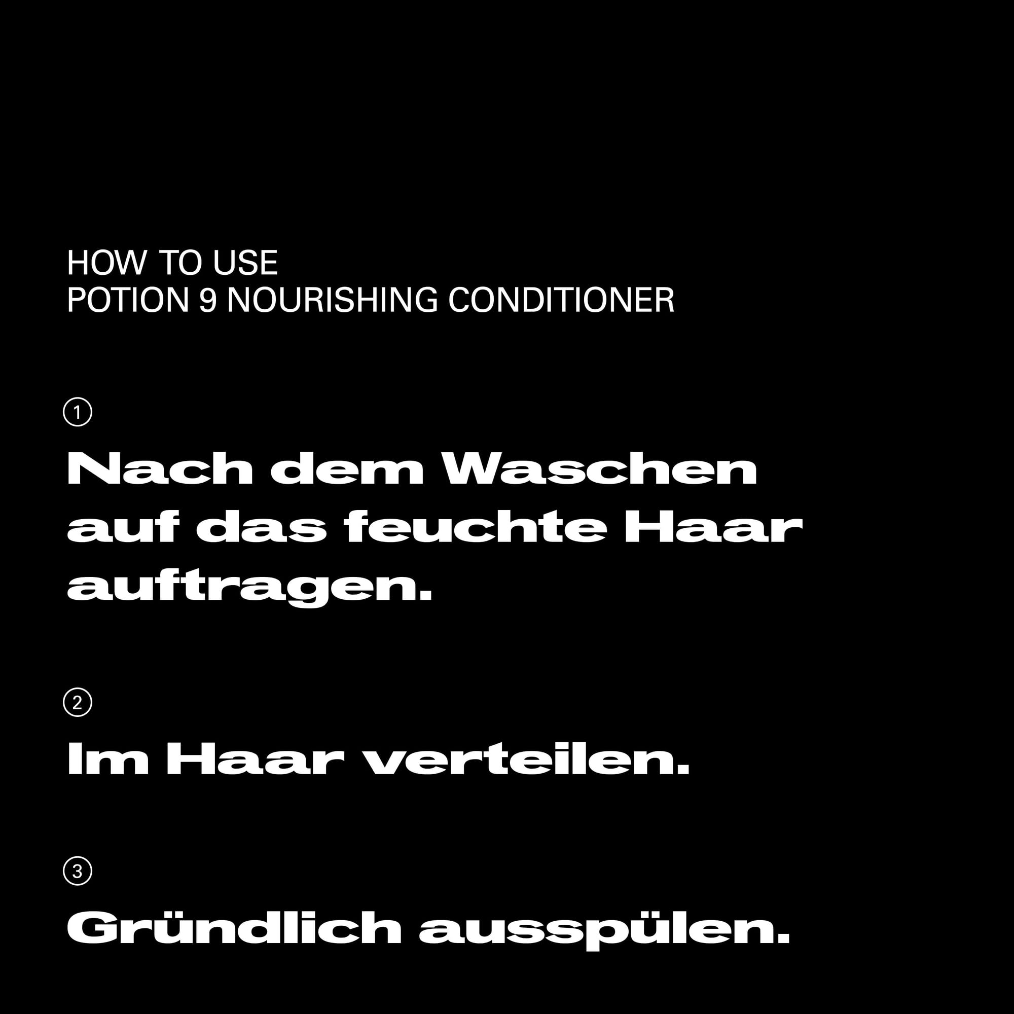 Sebastian Professional Potion 9 Nourishing Conditioner – Pflegende Haarspülung mit pflanzlichen Inhaltsstoffen für trockenes & strapaziertes Haar