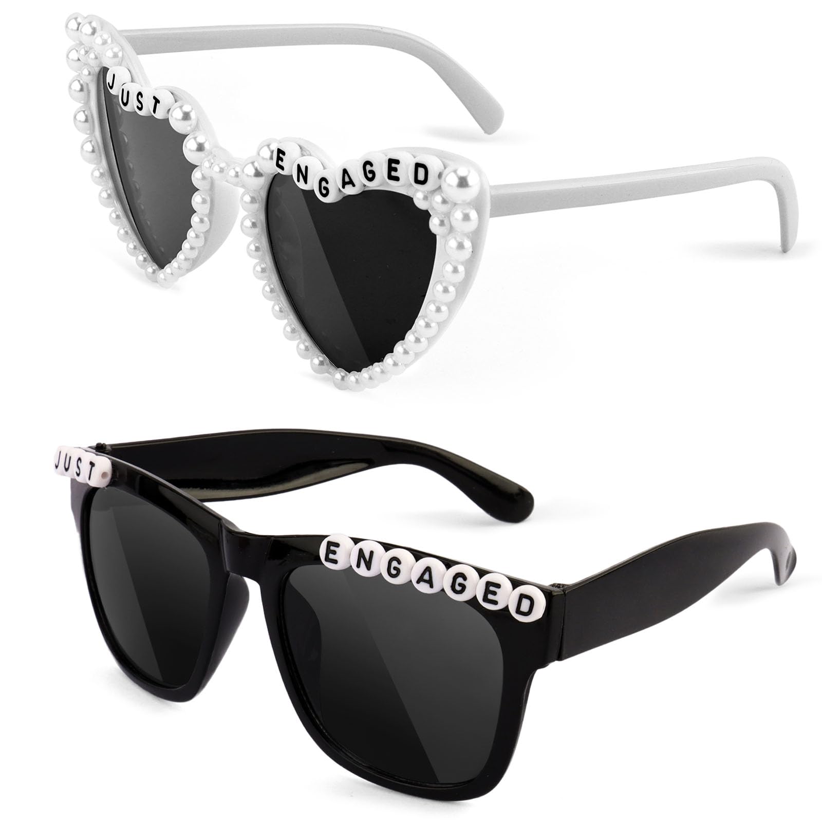Engagement Party Decorations Just Engaged Sunglasses for Engagement Decor Just Engaged Party Accessories Photo Props