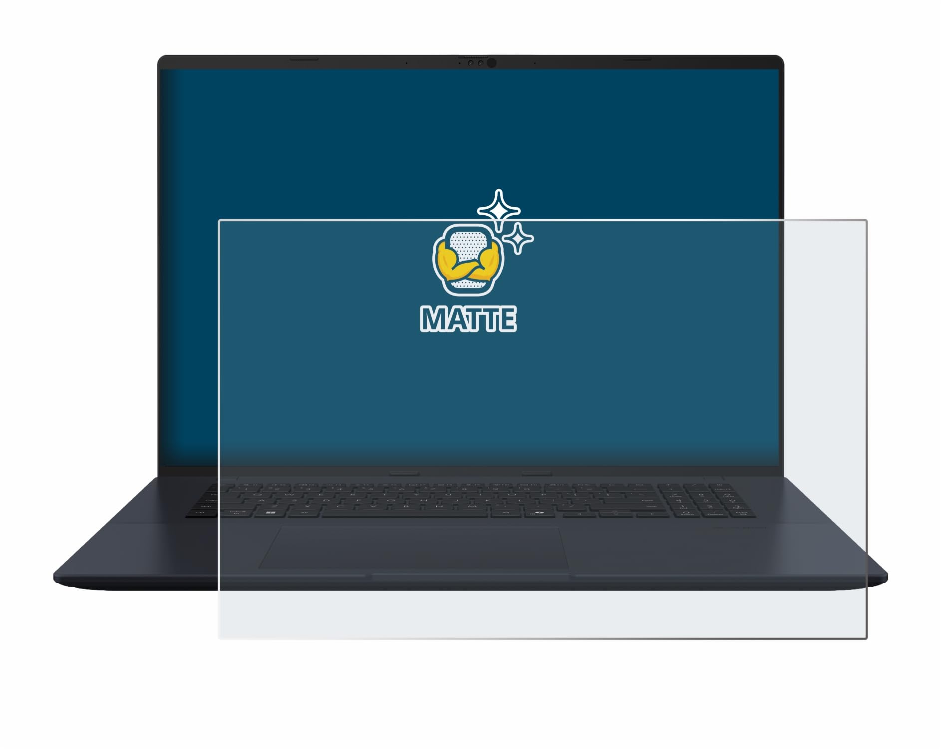 BROTECT Entspiegelungs-Schutzfolie für ASUS Vivobook 18 M1807 Matte Displayschutz-Folie, Anti-Reflex, Anti-Fingerprint