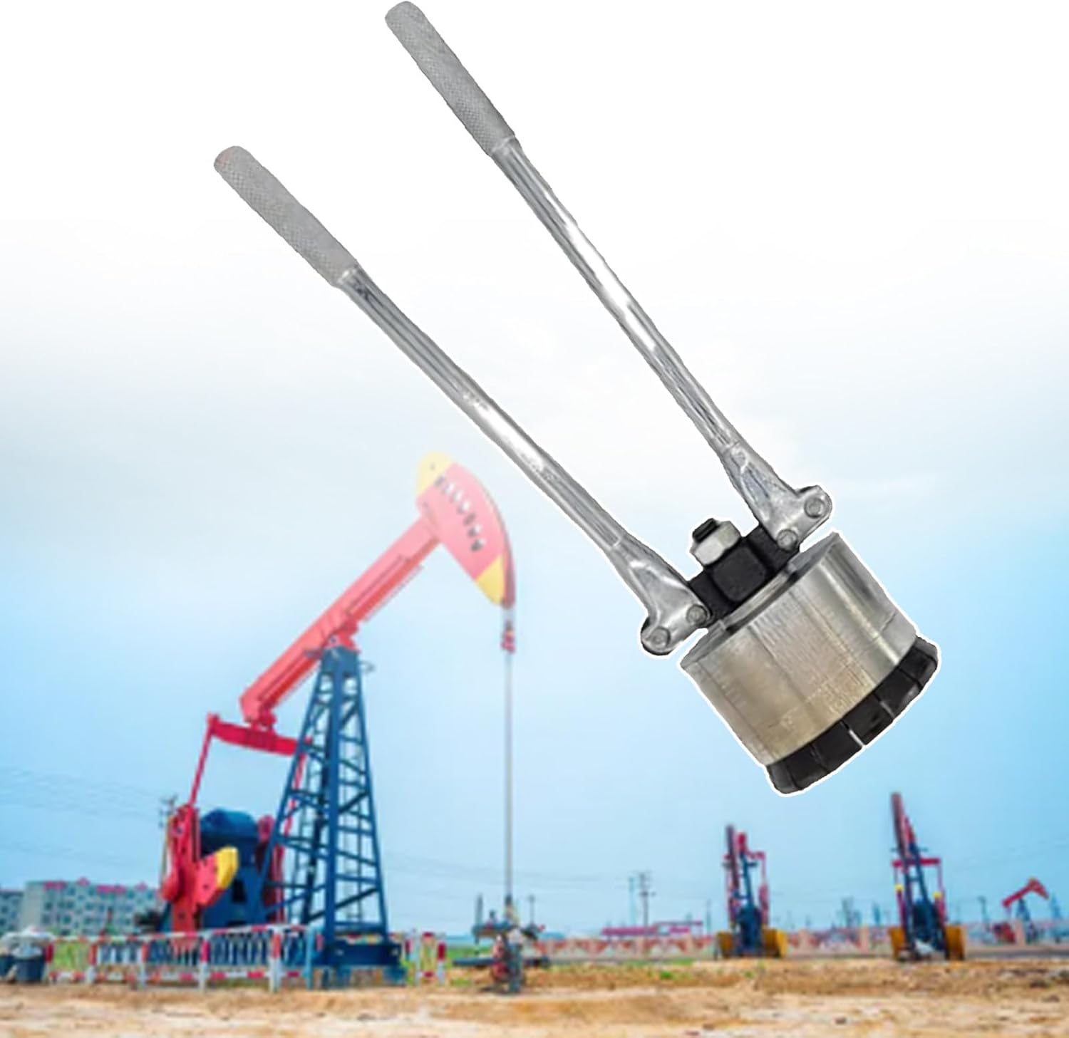 70mm Crimper Sealer for 53 Gallon Oil Barrels - Heavy-Duty Manual Sealing Machine for Coating Manufacturing, Professional Grade, Efficient & Durable Sealing Tool