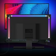 Xtremevision S202-24 LED Backlight Strip for 24-Inch Monitor, Instant Sync RGB Lighting with Audio and Video, Ultra-Low Latency Software-Controlled Backlight for Movies, Games, and Music