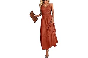 Women's Stunning Crochet Lace Maxi Dress: A Perfect Summer Getaway