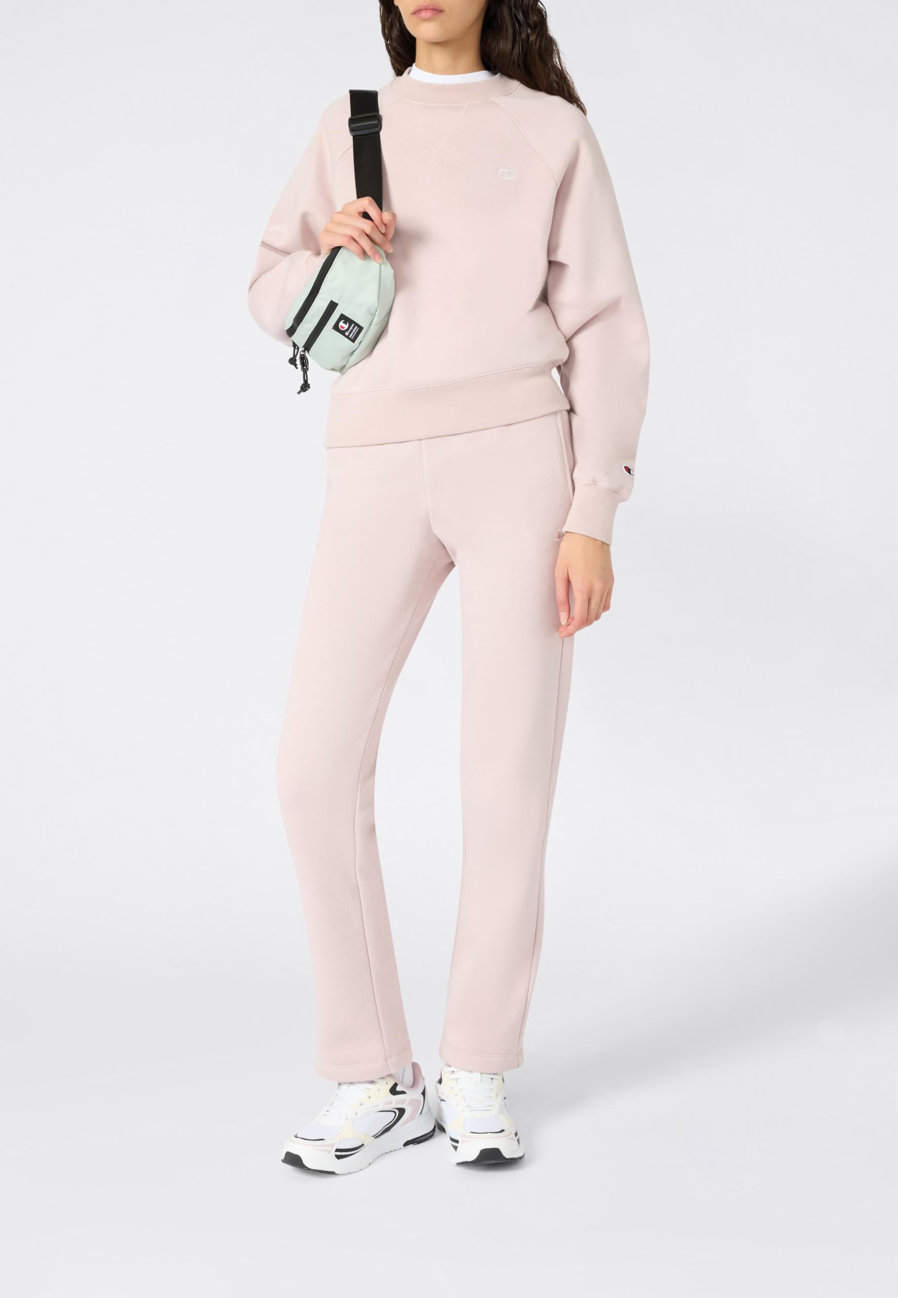 Champion Sweat à Capuche Legacy pour Femme, Rose, XS