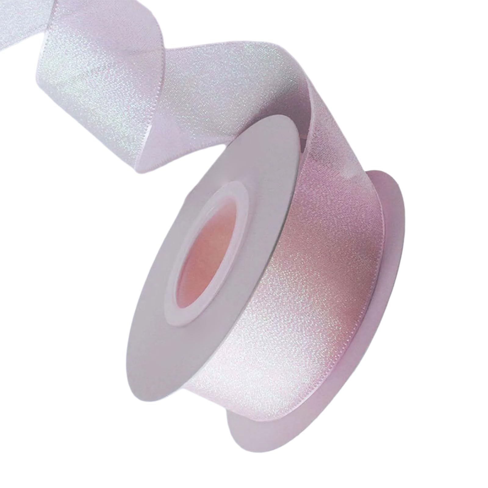 carotoe 1Inchx11Yd Sheer Ribbons Organza Ribbon for Wrapping Christmas Tree Bows Wreath Making Wedding Invitation Decoration Mixed Color Ribbons