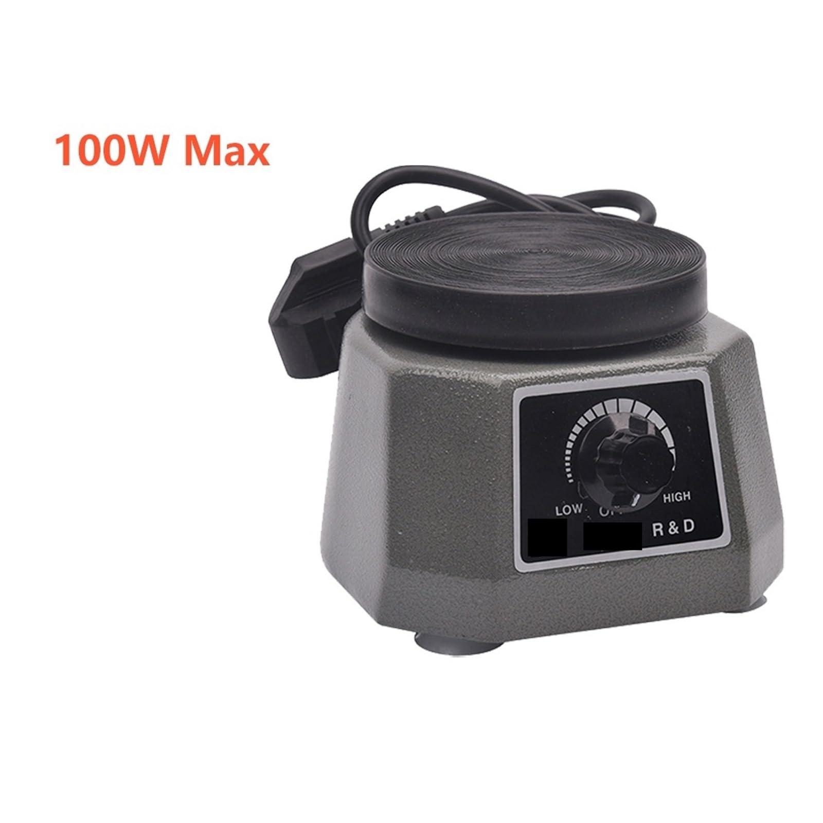 Laborvibrator, Gipsrüttler, runde Platte, kleiner Gips, variable Intensität, Schüttelgeschwindigkeit, einstellbarer Vibrationstisch for Gipsgeräte