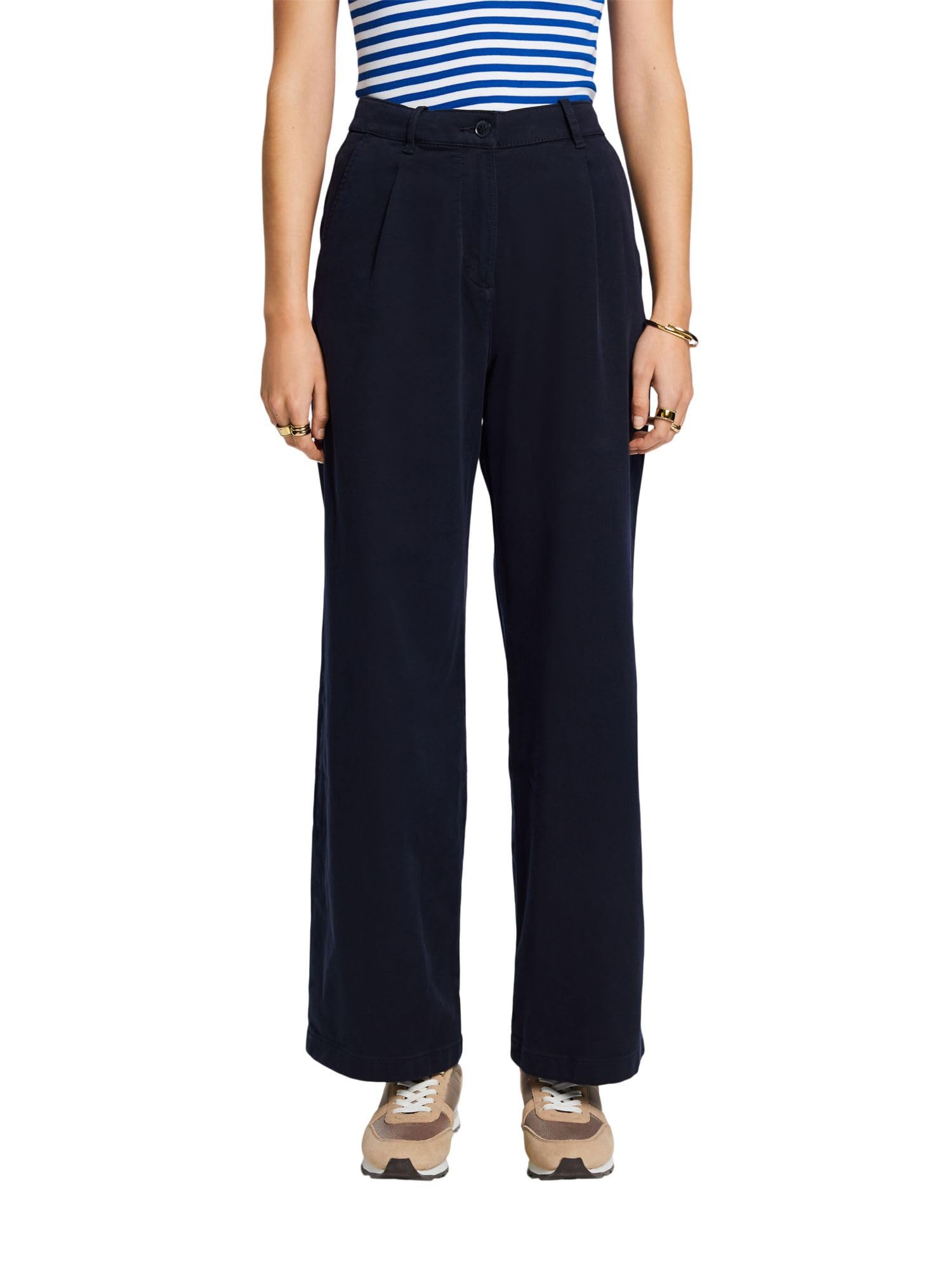 ESPRIT ESPRITESPRIT Women's 103ee1b305 Pants, 400/Navy, 30W x 30L