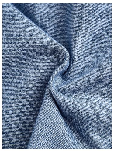 MakeMeChic Women's Bow Denim Vest Button Down Sleeveless Y2k Jean Tops4