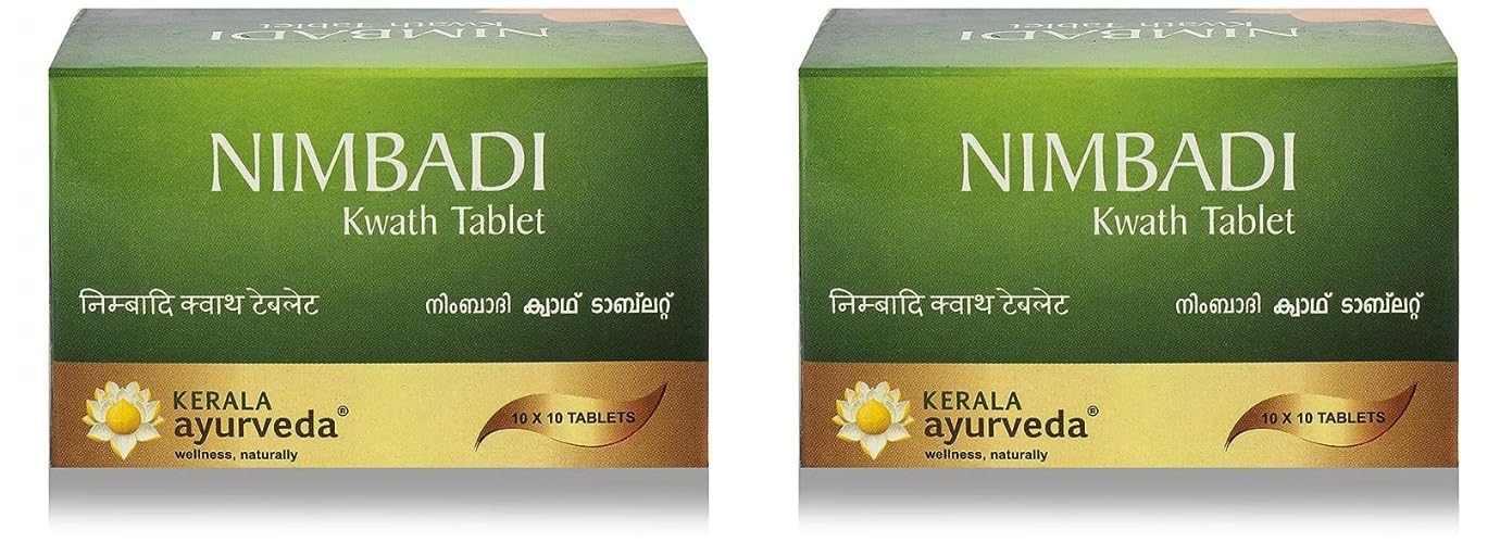Kerala Ayurveda Nimbadi Kwath Tablet 100 Tablet x pack of 2 (B0CF2PWCJF) Amazon Price History, Amazon Price Tracker