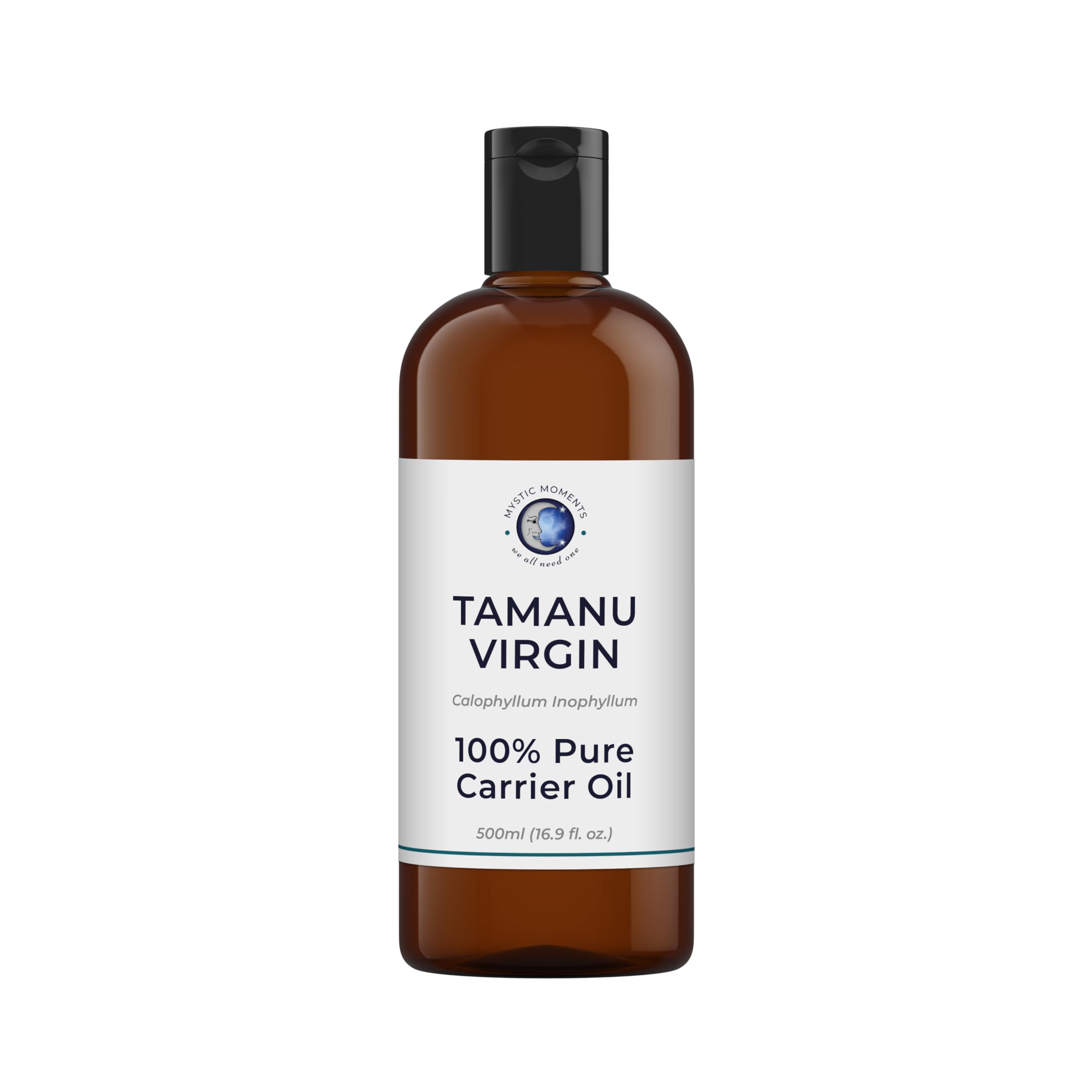Tamanu Virgin Carrier Oil 500ml - Pure & Natural Oil Perfect For Hair, Face, Nails, Aromatherapy, Massage and Oil Dilution Vegan GMO Free