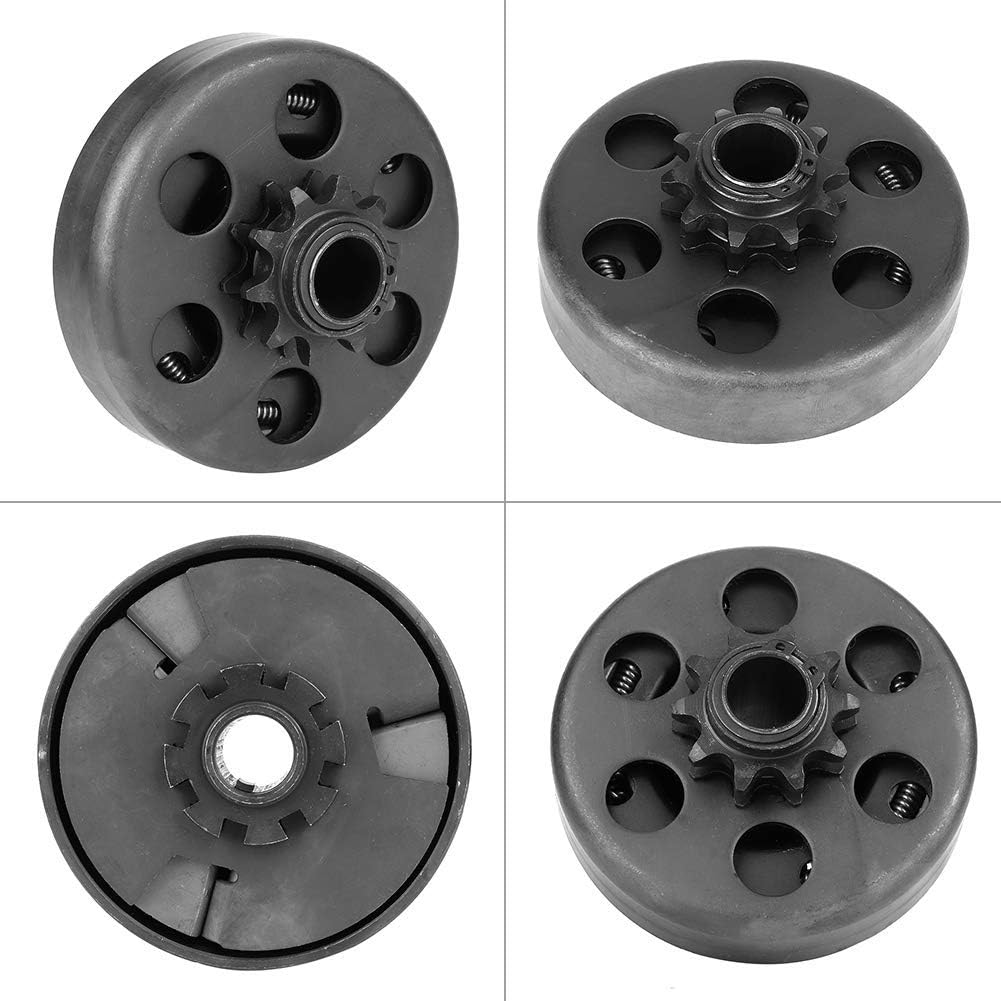 Aramox Embrague de Motor Embrague Centrífugo 10T de 19 mm con orificio de 10T Cadena 40/41/420 adecuada para Mini Bicicleta de MTB de Kart Go