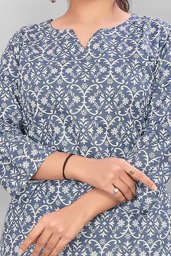 Image of Women's Pure Cotton Top and Pyjama Set