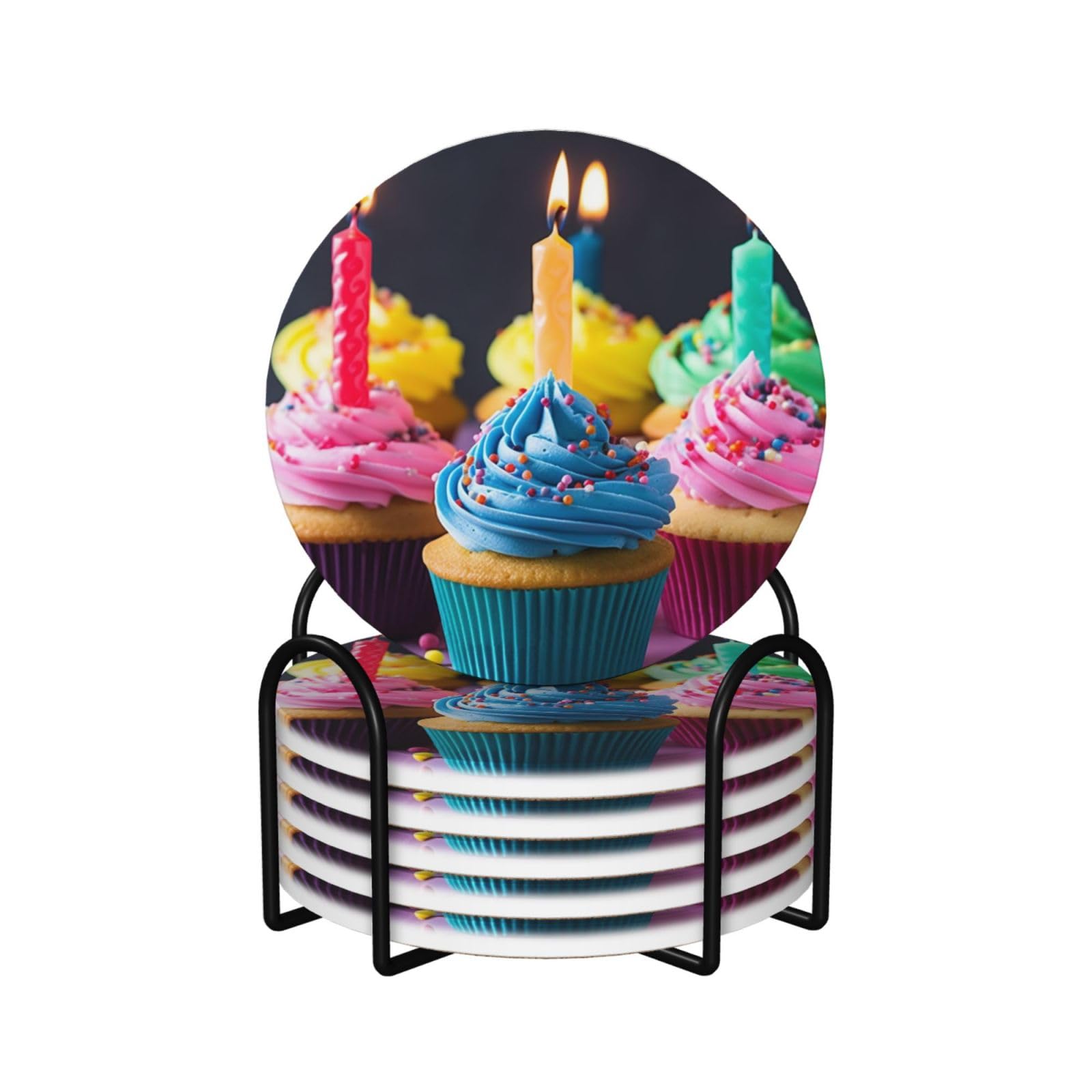 Dessous de verre Happy Birthday pour décorer votre table d'anniversaire